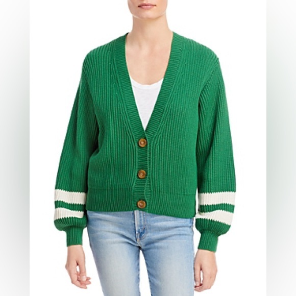 MOTHER The Bell Sleeve Cropped Cardigan - Picture 8 of 8